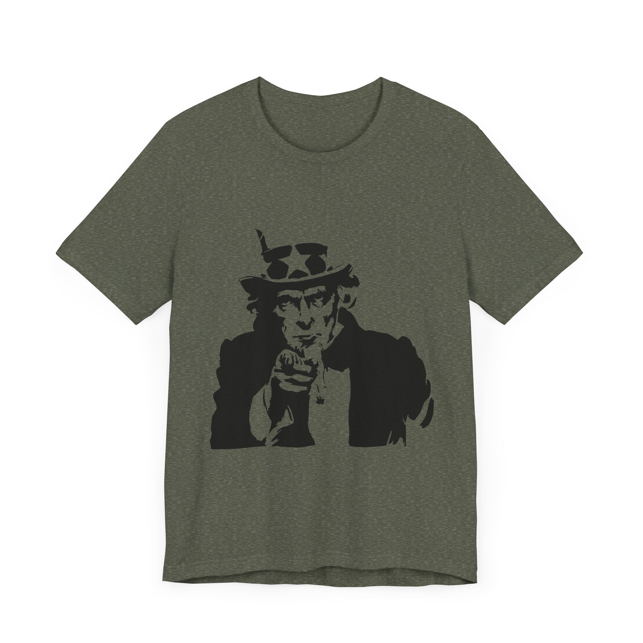 POP Culture Classics Uncle Sam Unisex Jersey Short Sleeve T-Shirt - POPvault