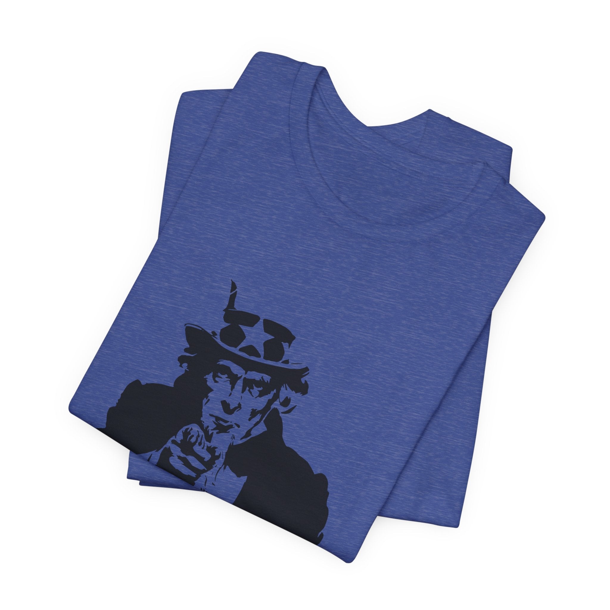 POP Culture Classics Uncle Sam Unisex Jersey Short Sleeve T-Shirt - POPvault