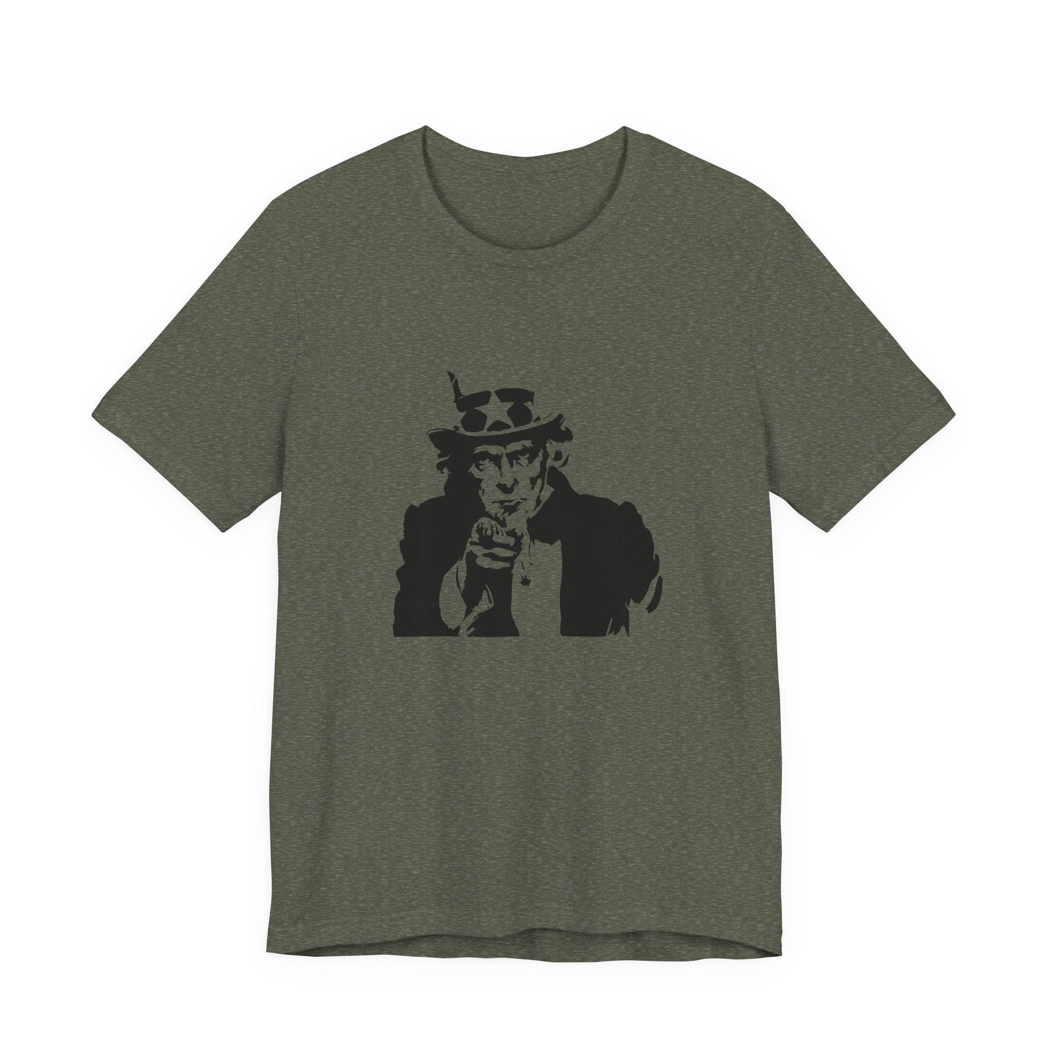 POP Culture Classics Uncle Sam Unisex Jersey Short Sleeve T-Shirt - POPvault