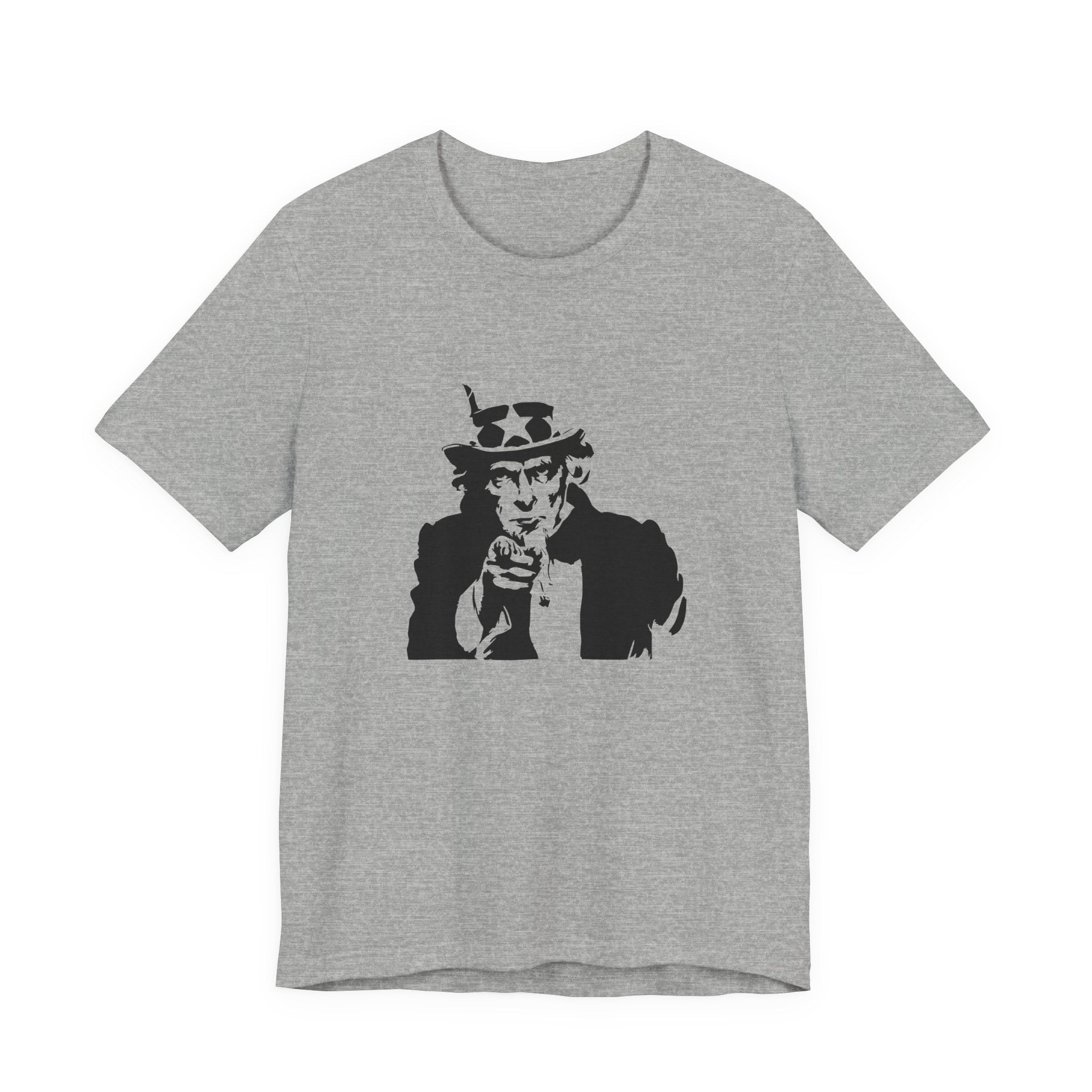 POP Culture Classics Uncle Sam Unisex Jersey Short Sleeve T-Shirt - POPvault