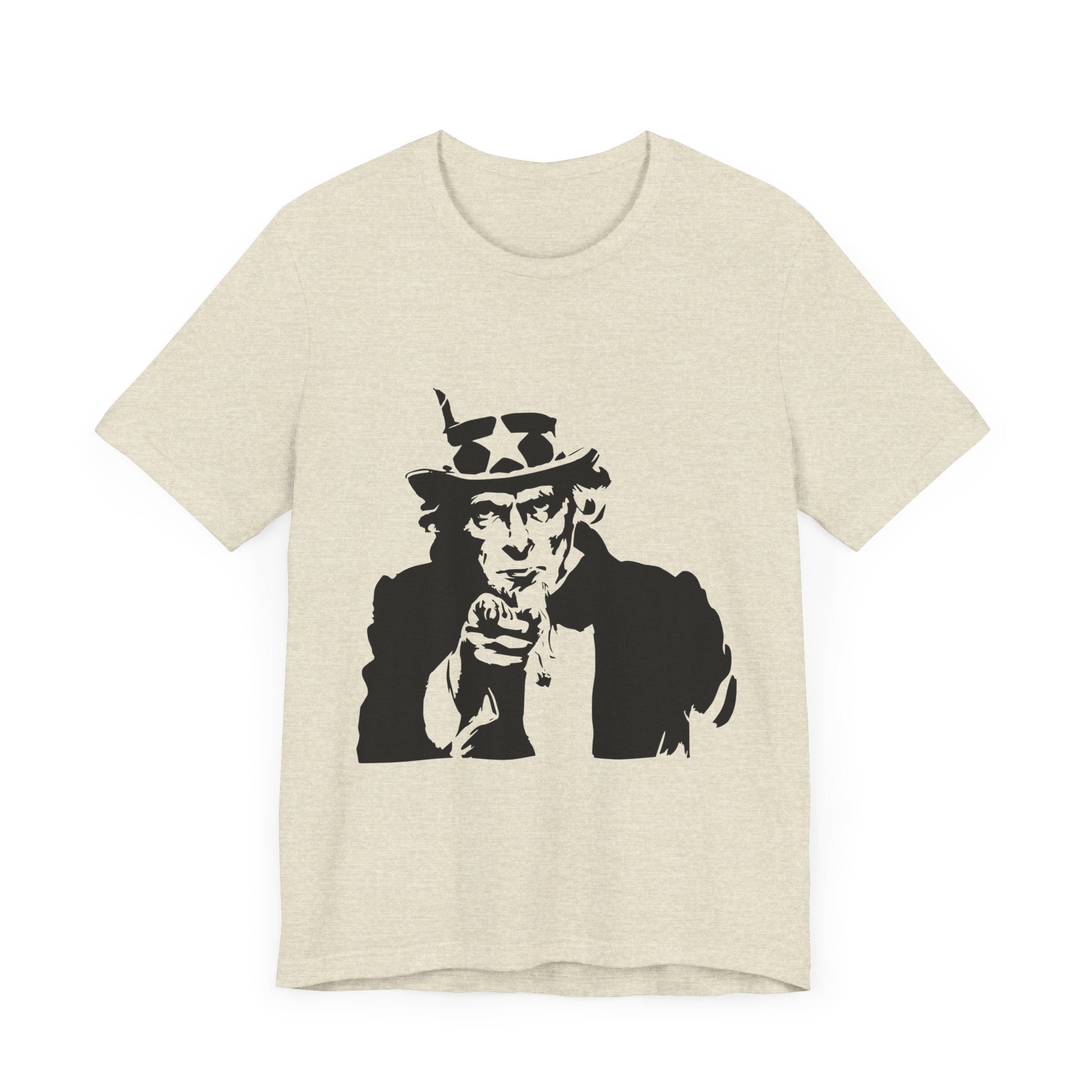 POP Culture Classics Uncle Sam Unisex Jersey Short Sleeve T-Shirt - POPvault