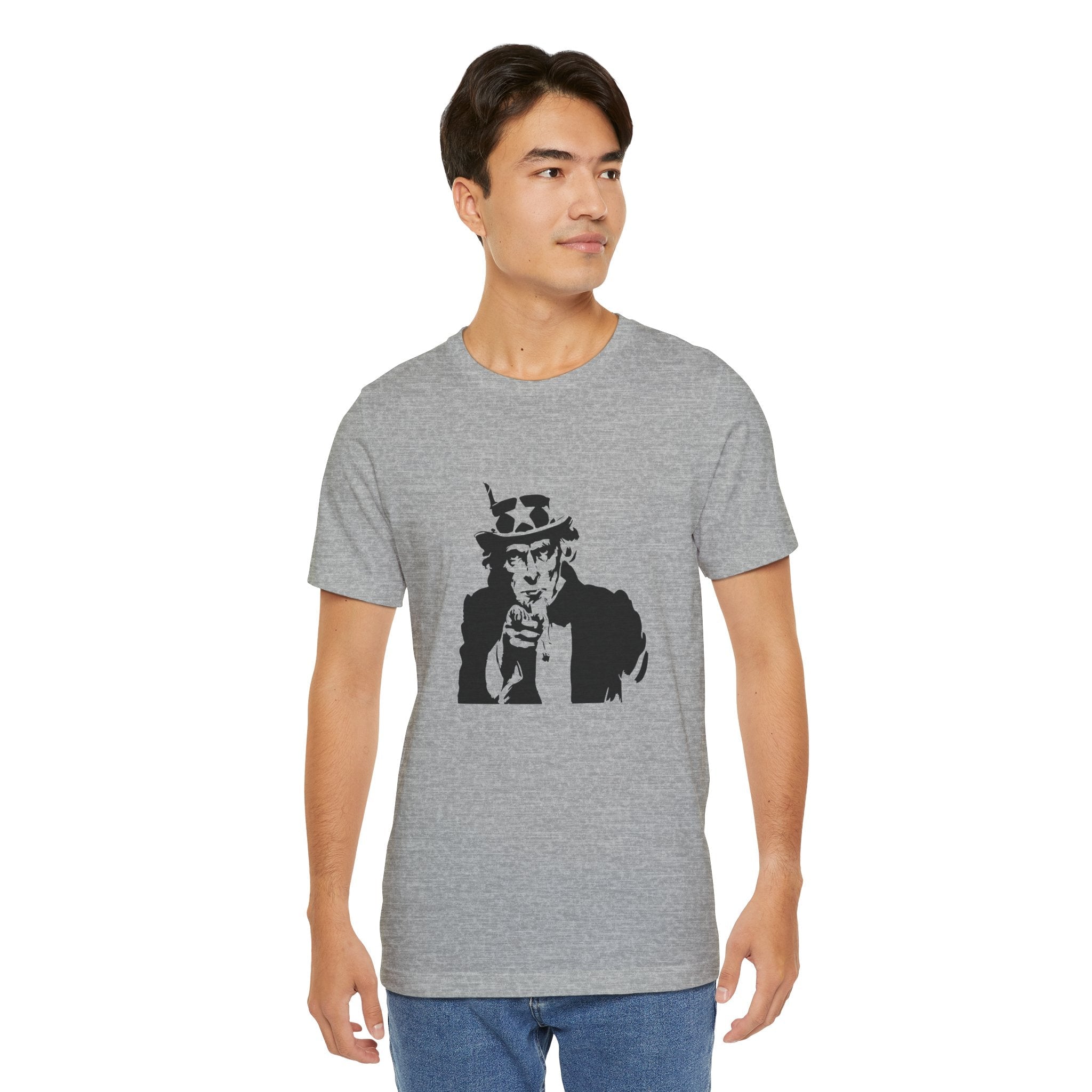 POP Culture Classics Uncle Sam Unisex Jersey Short Sleeve T-Shirt - POPvault