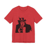 POP Culture Classics Uncle Sam Unisex Jersey Short Sleeve T-Shirt - POPvault