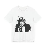 POP Culture Classics Uncle Sam Unisex Jersey Short Sleeve T-Shirt - POPvault