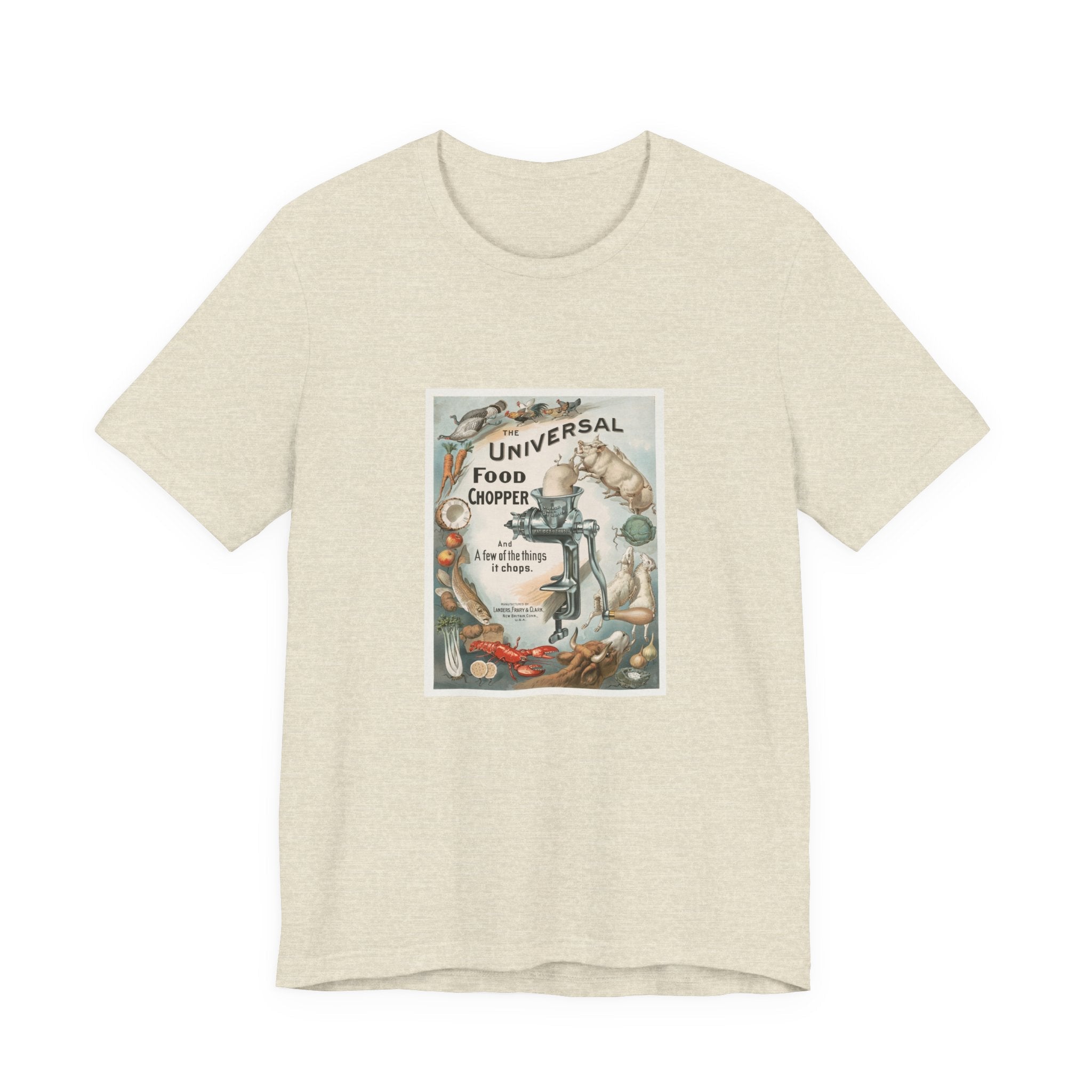POP Culture Classics Universal Food Chopper Unisex Jersey Short Sleeve T-Shirt - POPvault