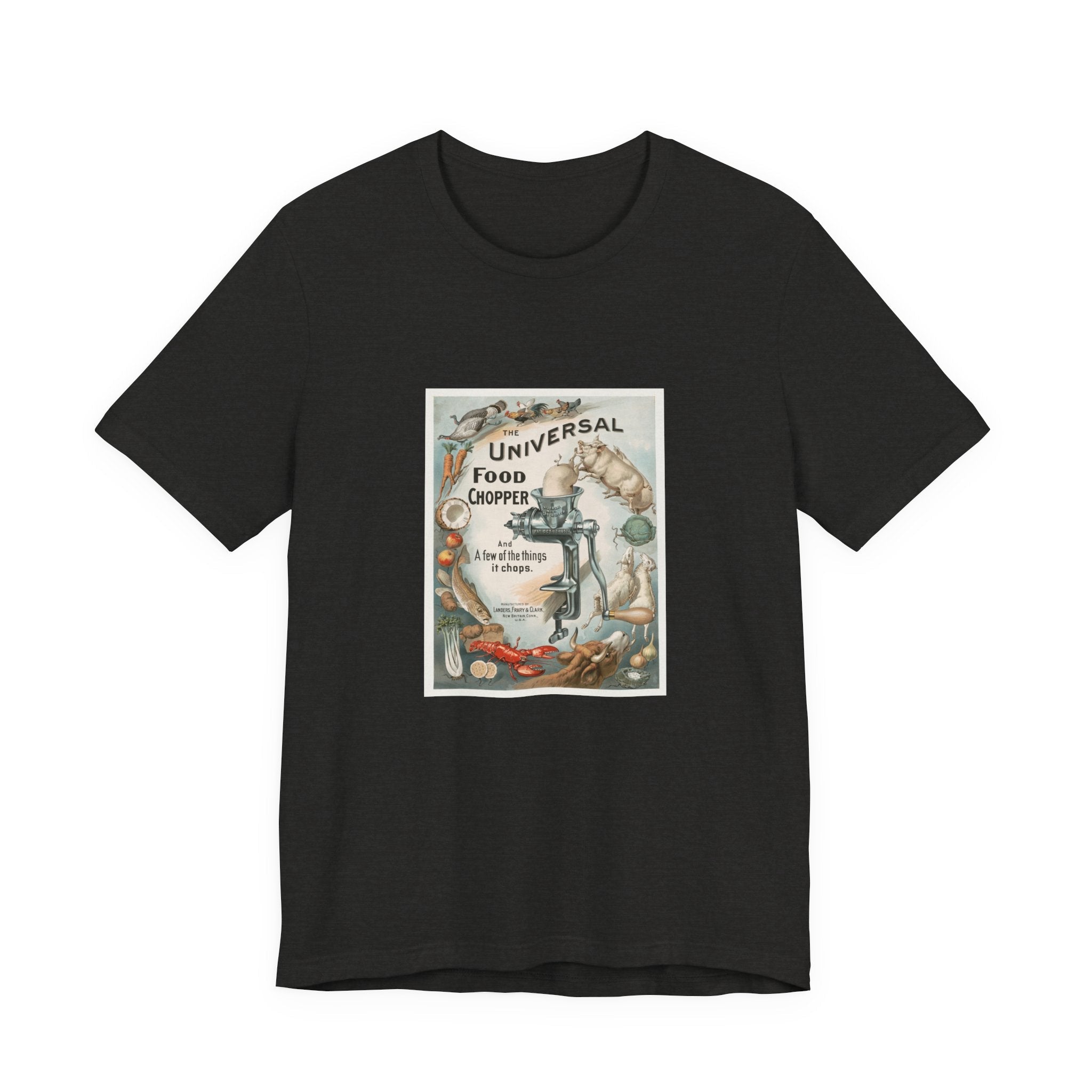 POP Culture Classics Universal Food Chopper Unisex Jersey Short Sleeve T-Shirt - POPvault