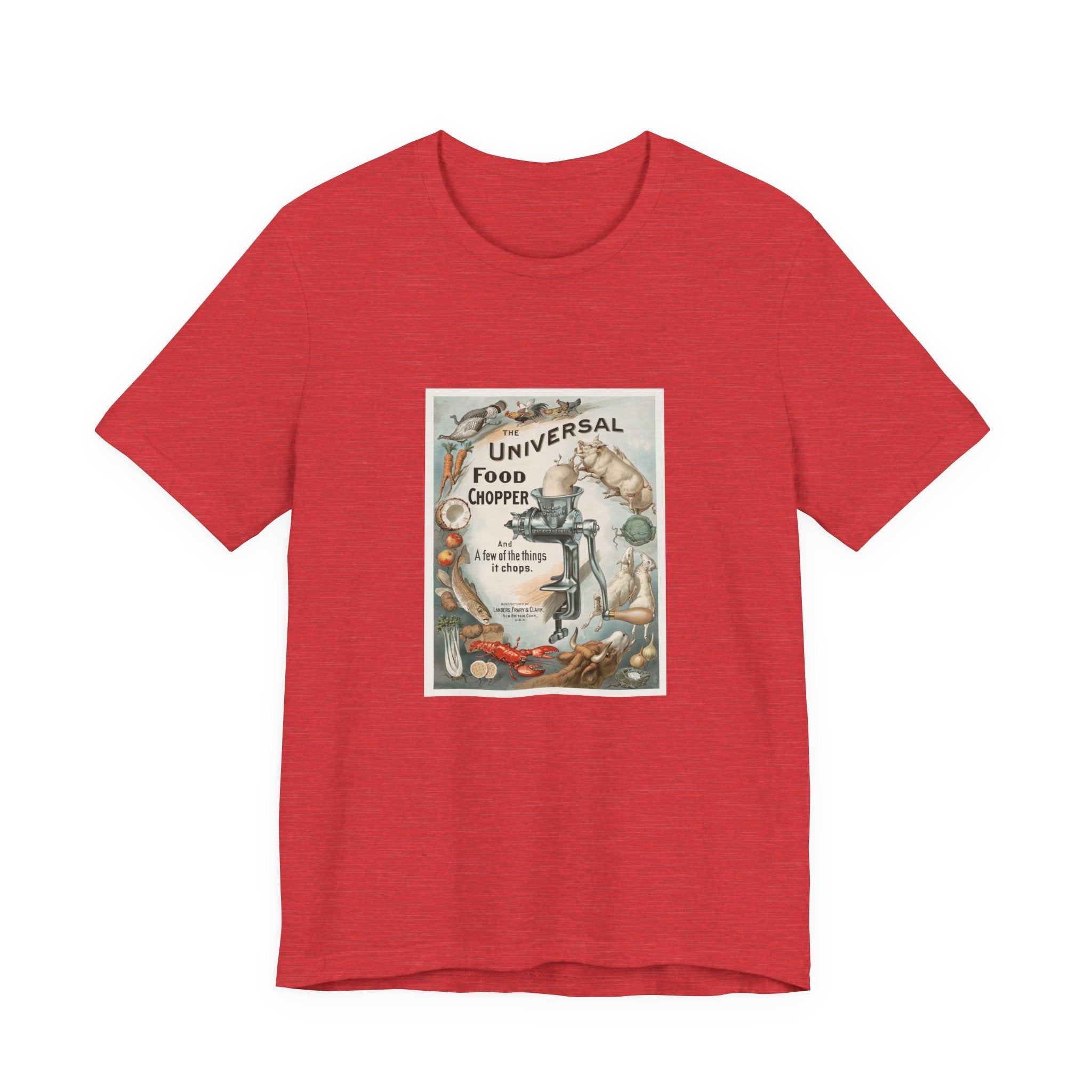 POP Culture Classics Universal Food Chopper Unisex Jersey Short Sleeve T-Shirt - POPvault