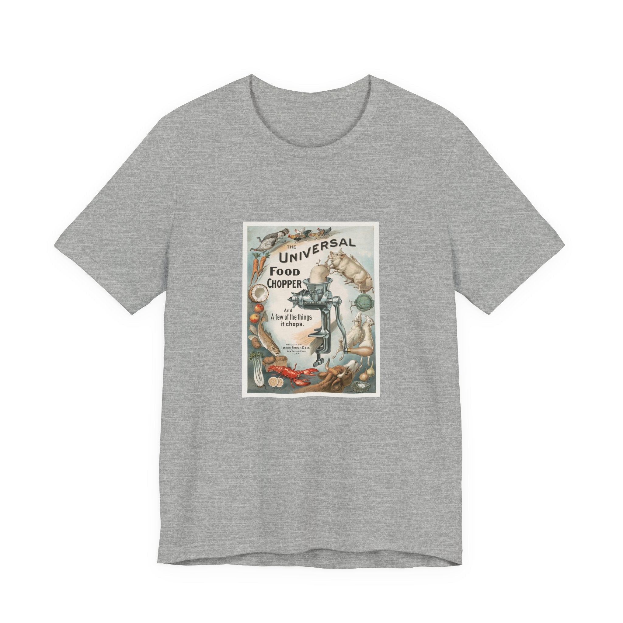 POP Culture Classics Universal Food Chopper Unisex Jersey Short Sleeve T-Shirt - POPvault