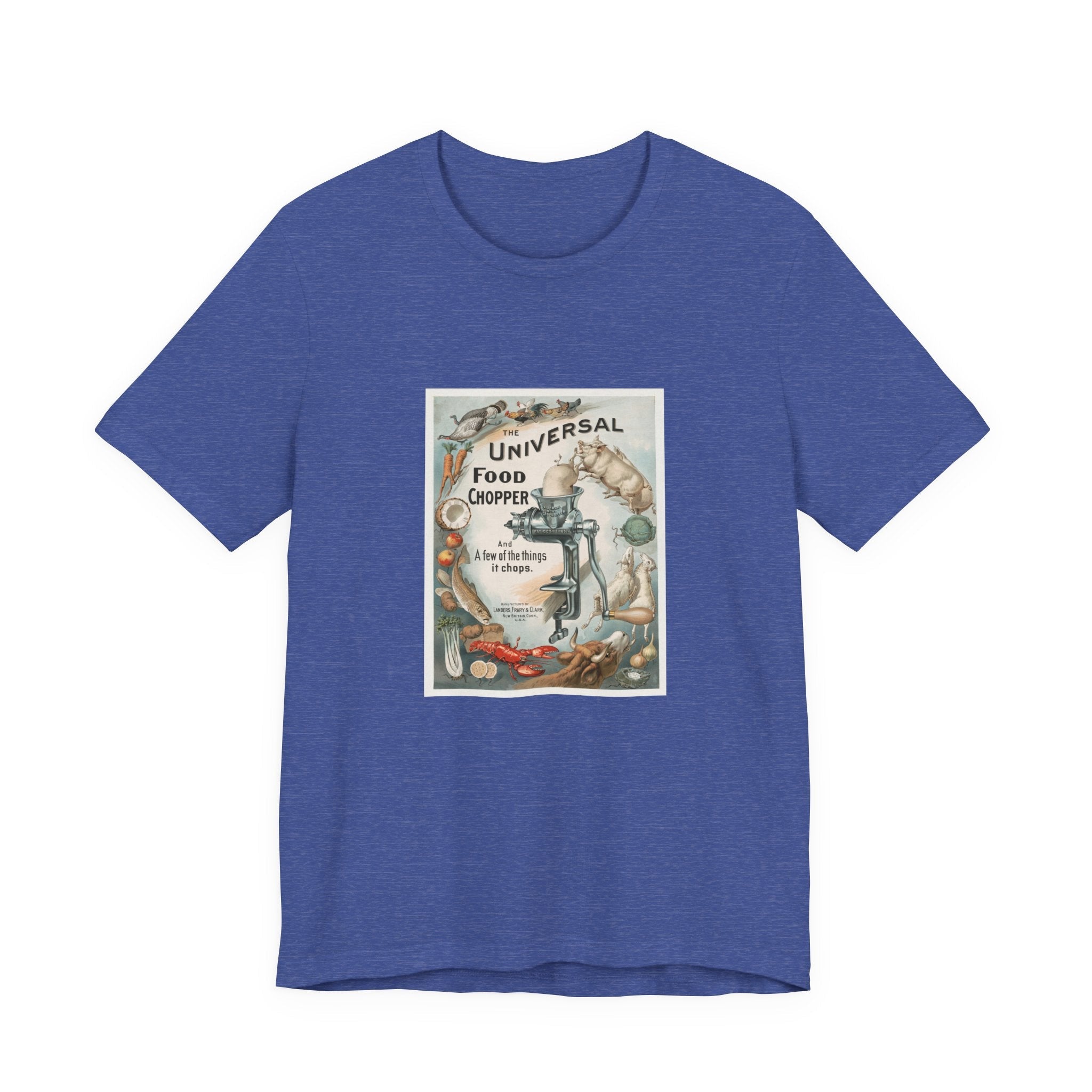 POP Culture Classics Universal Food Chopper Unisex Jersey Short Sleeve T-Shirt - POPvault