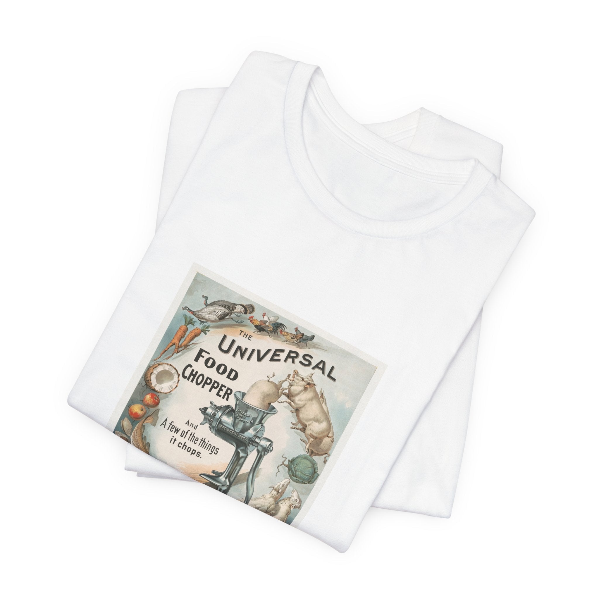POP Culture Classics Universal Food Chopper Unisex Jersey Short Sleeve T-Shirt - POPvault