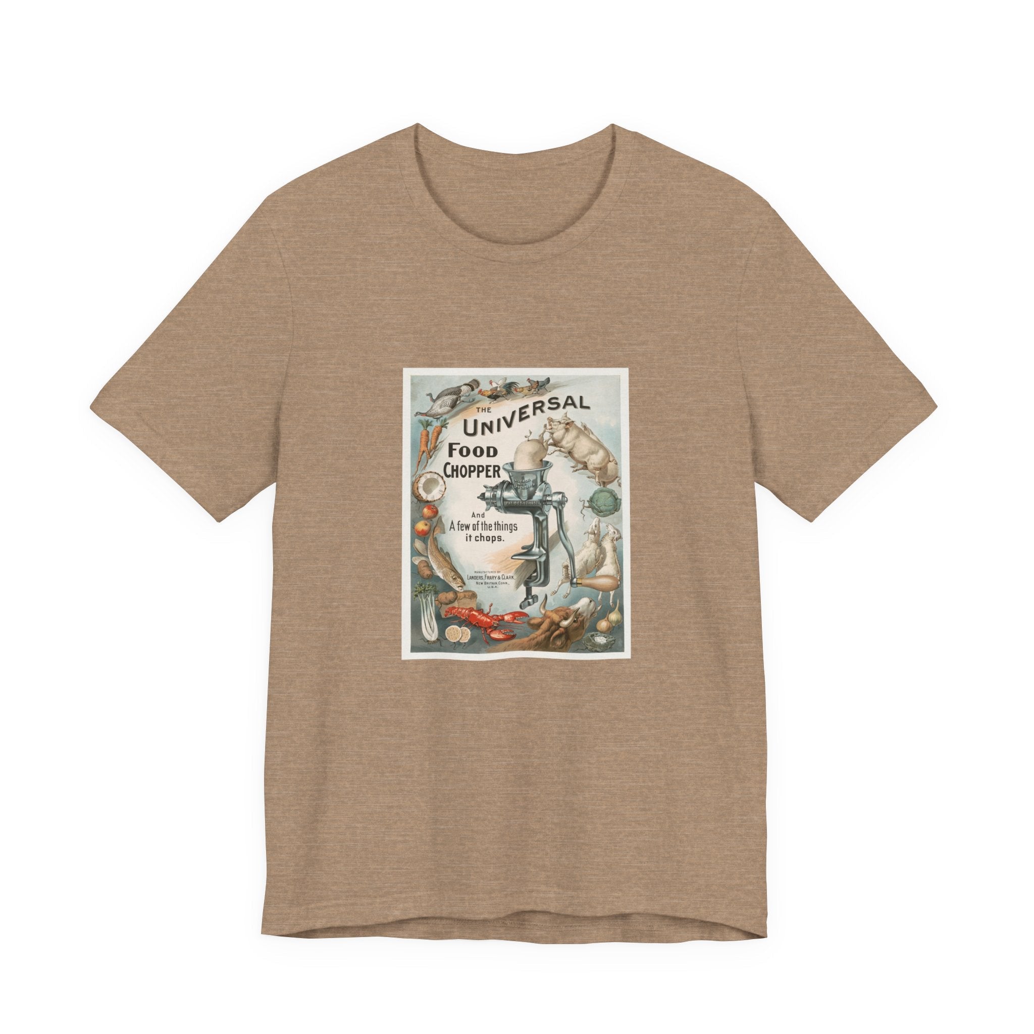 POP Culture Classics Universal Food Chopper Unisex Jersey Short Sleeve T-Shirt - POPvault