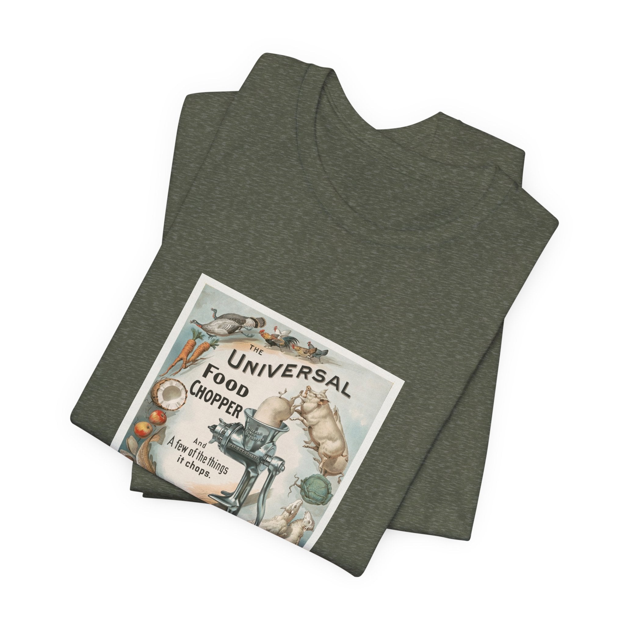POP Culture Classics Universal Food Chopper Unisex Jersey Short Sleeve T-Shirt - POPvault