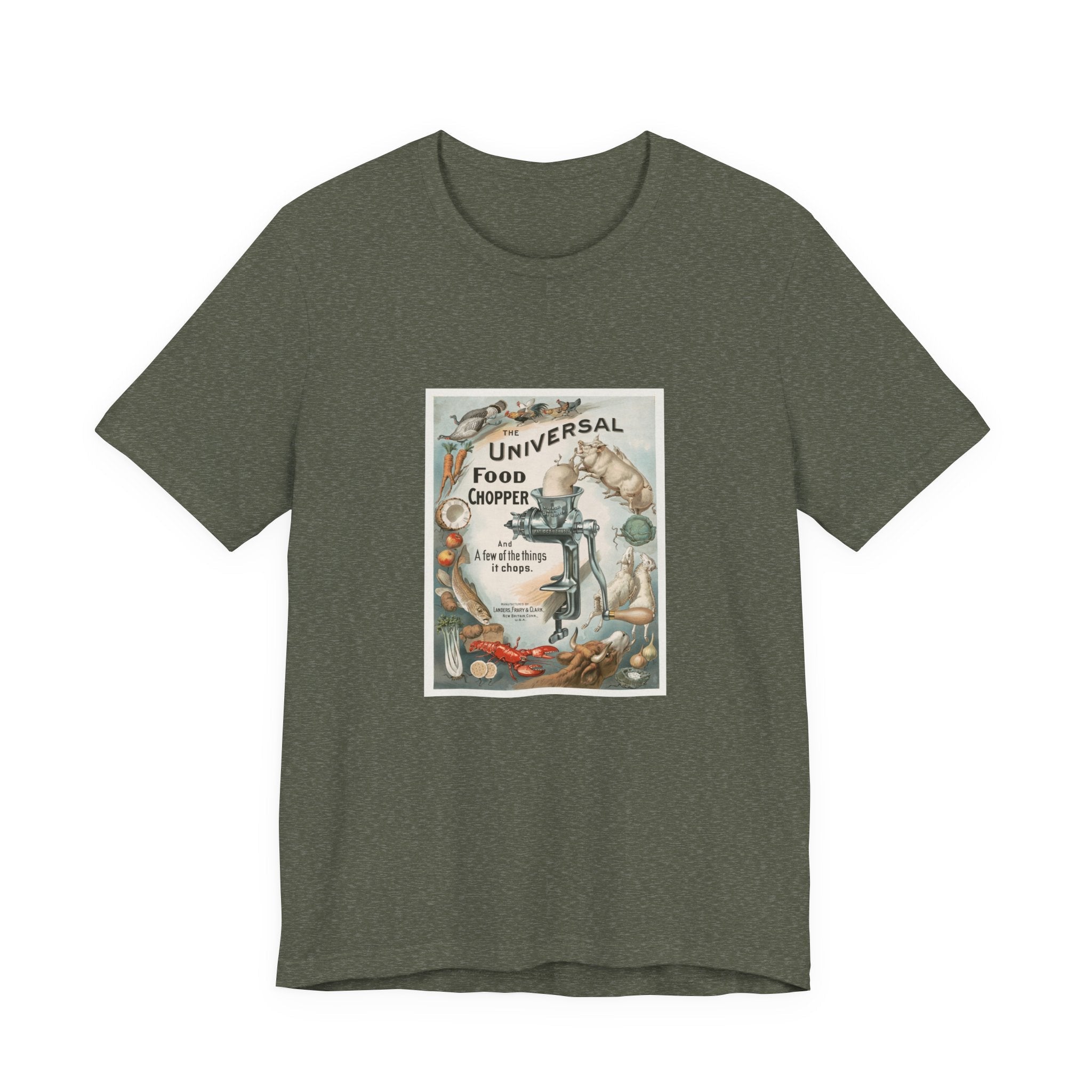POP Culture Classics Universal Food Chopper Unisex Jersey Short Sleeve T-Shirt - POPvault