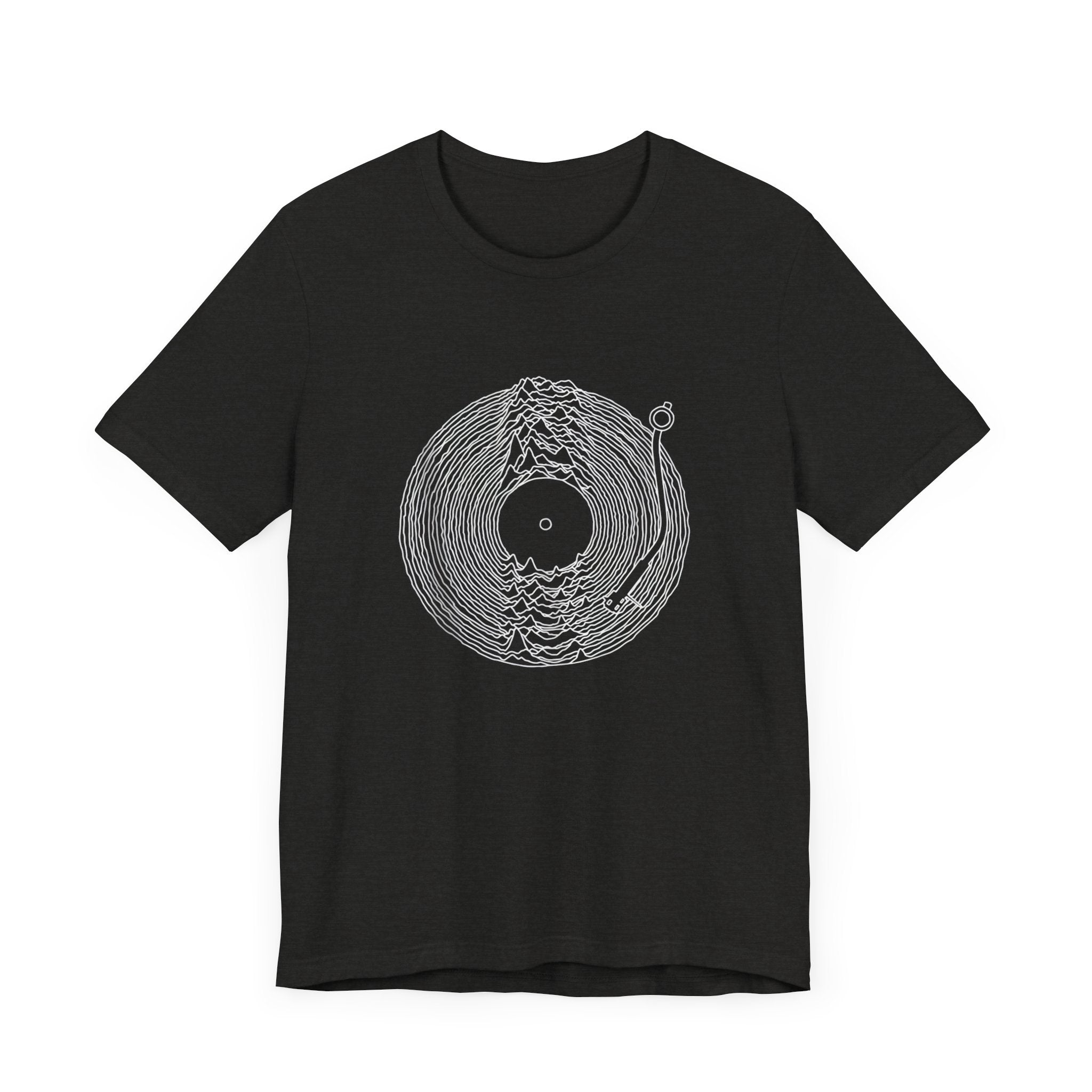 POP Culture Classics Unknown Pleasures Record Unisex Jersey Short Sleeve T-Shirt - POPvault