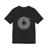 POP Culture Classics Unknown Pleasures Record Unisex Jersey Short Sleeve T-Shirt - POPvault