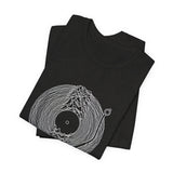 POP Culture Classics Unknown Pleasures Record Unisex Jersey Short Sleeve T-Shirt - POPvault