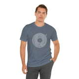 POP Culture Classics Unknown Pleasures Record Unisex Jersey Short Sleeve T-Shirt - POPvault