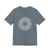 POP Culture Classics Unknown Pleasures Record Unisex Jersey Short Sleeve T-Shirt - POPvault