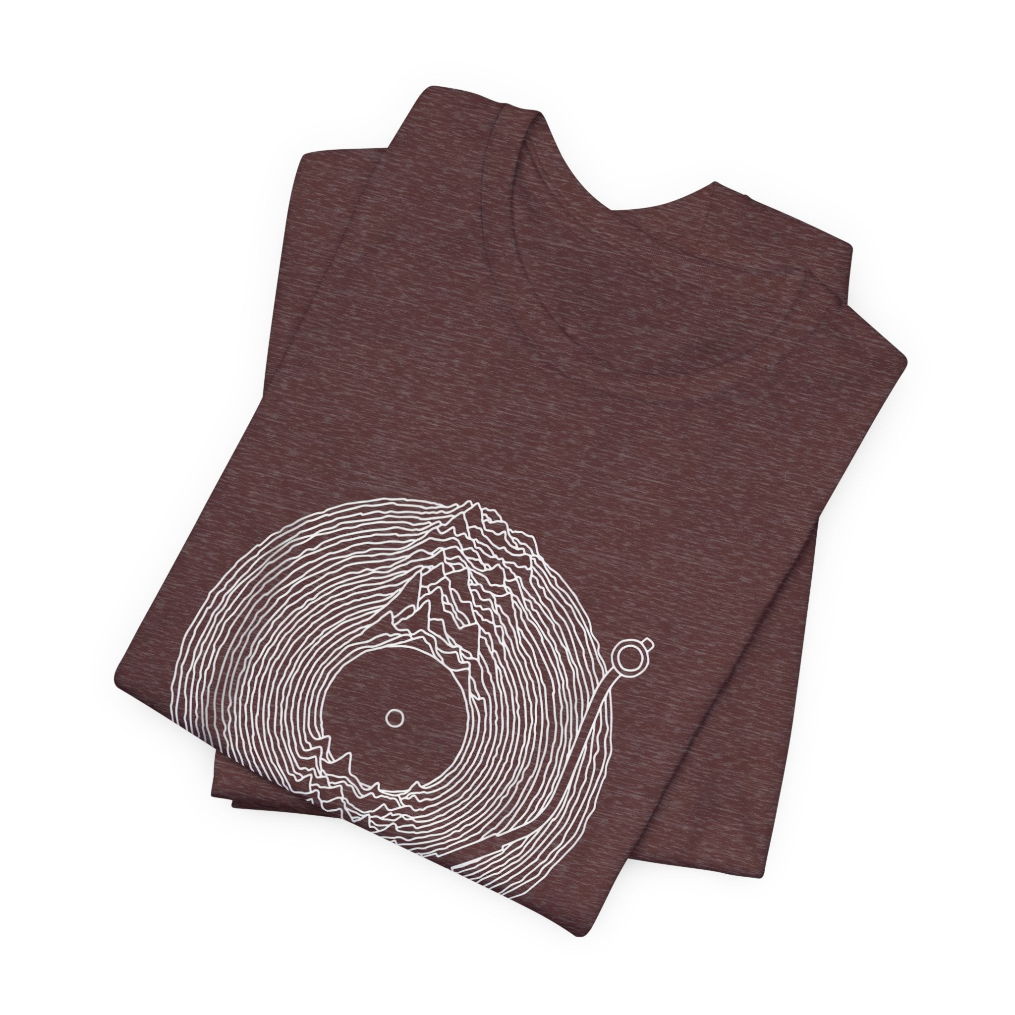 POP Culture Classics Unknown Pleasures Record Unisex Jersey Short Sleeve T-Shirt - POPvault