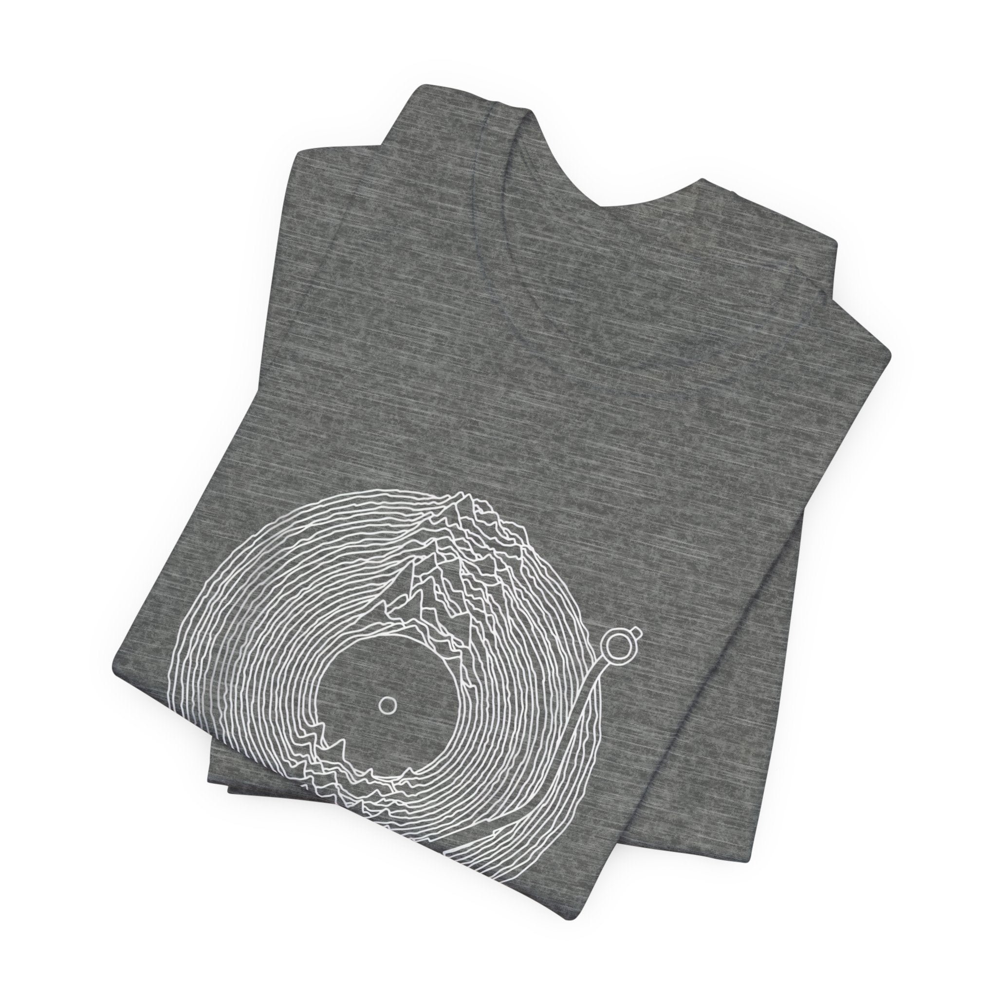 POP Culture Classics Unknown Pleasures Record Unisex Jersey Short Sleeve T-Shirt - POPvault