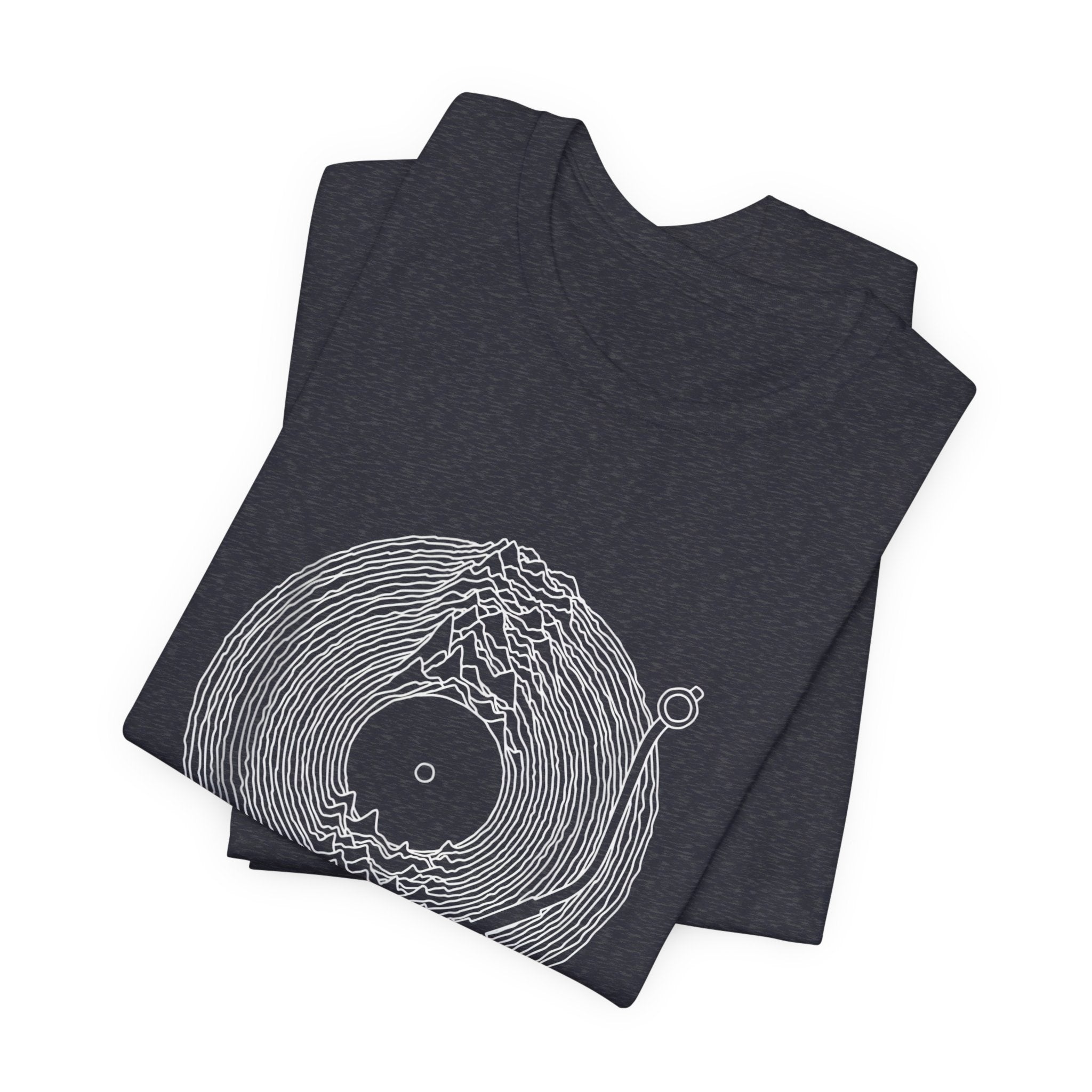POP Culture Classics Unknown Pleasures Record Unisex Jersey Short Sleeve T-Shirt - POPvault