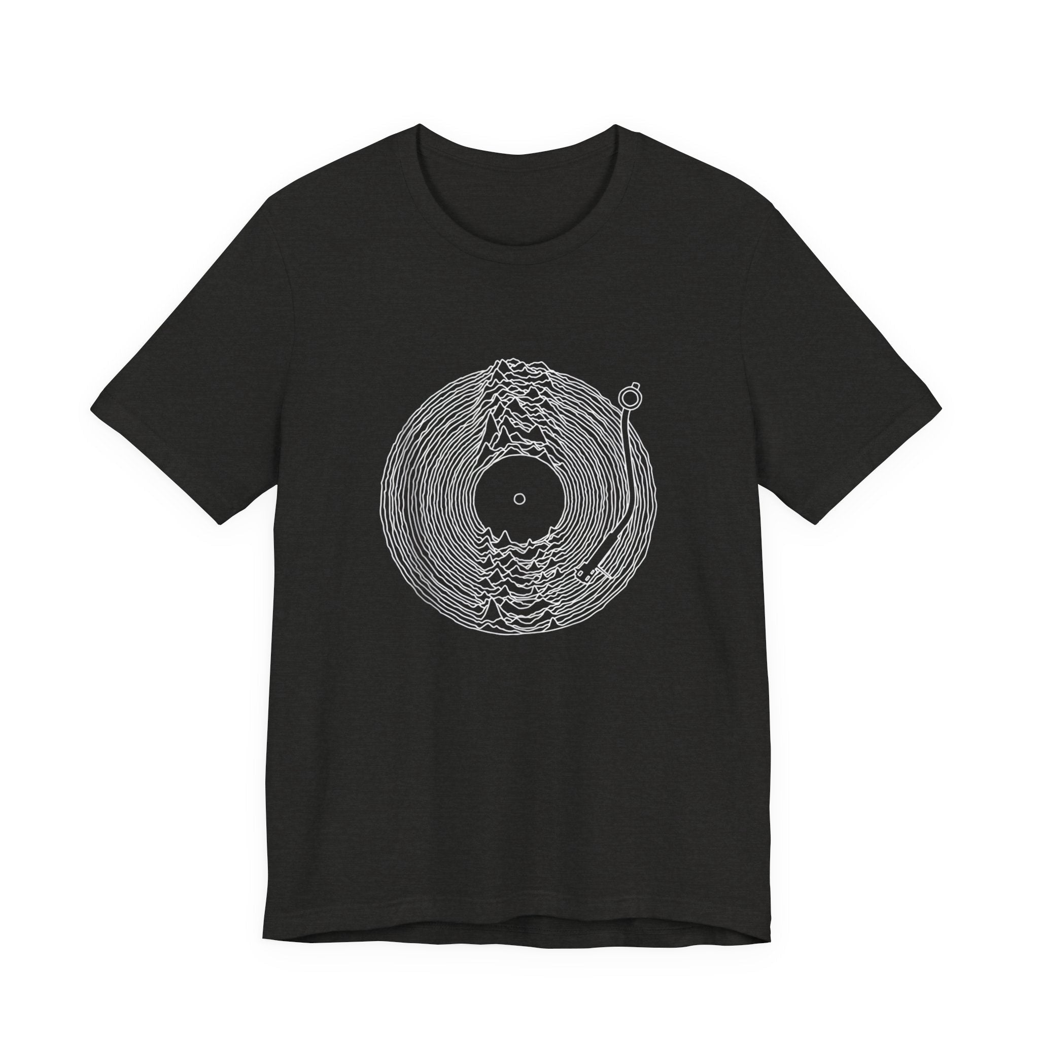 POP Culture Classics Unknown Pleasures Record Unisex Jersey Short Sleeve T-Shirt - POPvault