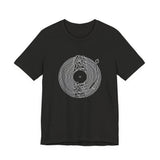 POP Culture Classics Unknown Pleasures Record Unisex Jersey Short Sleeve T-Shirt - POPvault