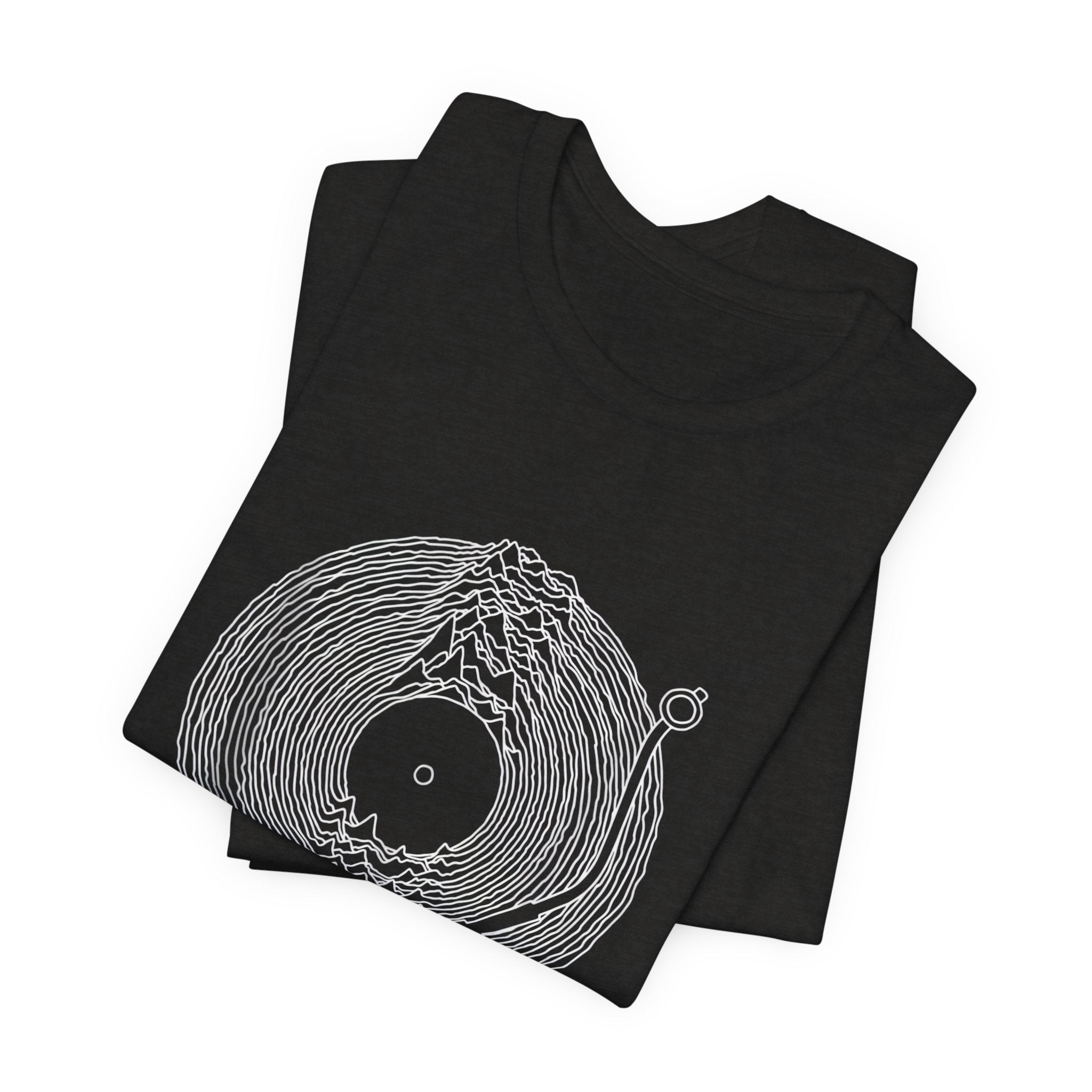 POP Culture Classics Unknown Pleasures Record Unisex Jersey Short Sleeve T-Shirt - POPvault