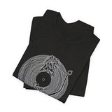 POP Culture Classics Unknown Pleasures Record Unisex Jersey Short Sleeve T-Shirt - POPvault