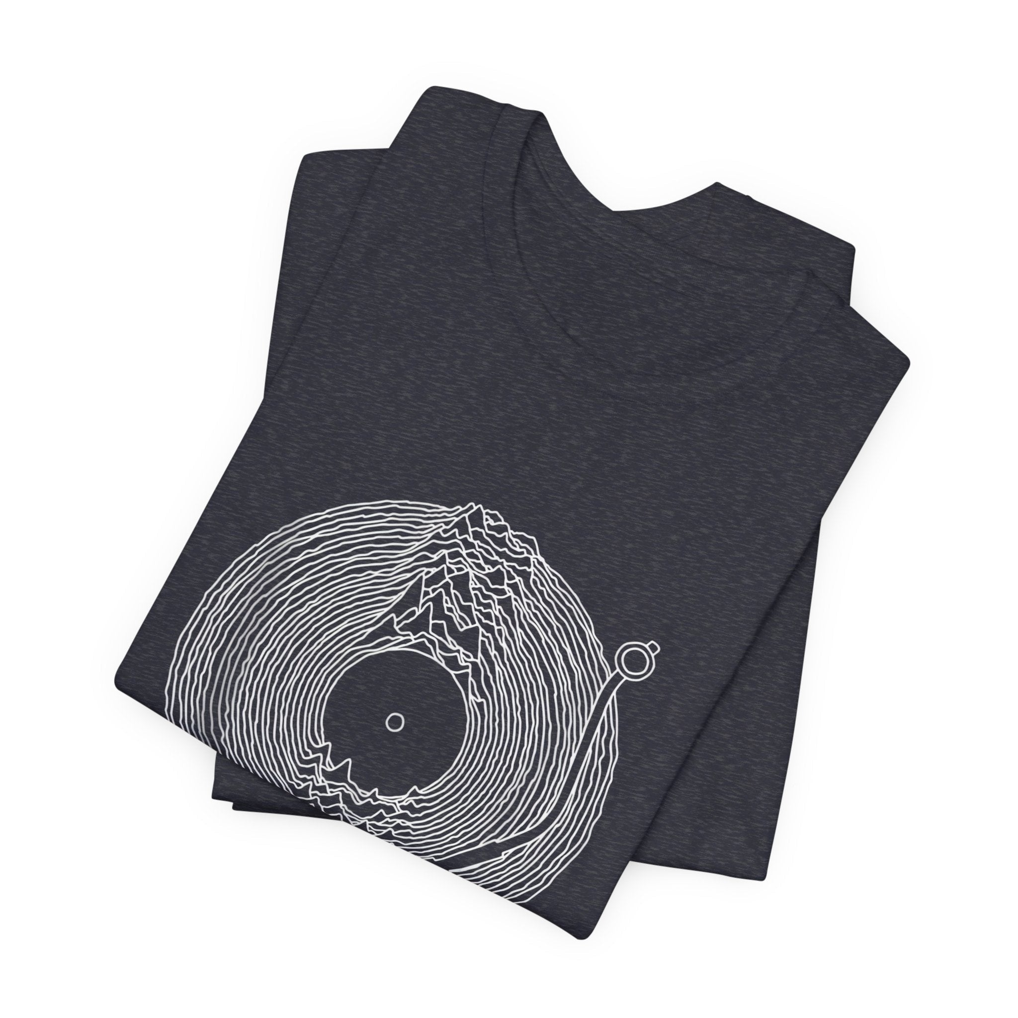 POP Culture Classics Unknown Pleasures Record Unisex Jersey Short Sleeve T-Shirt - POPvault
