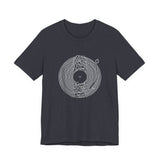 POP Culture Classics Unknown Pleasures Record Unisex Jersey Short Sleeve T-Shirt - POPvault