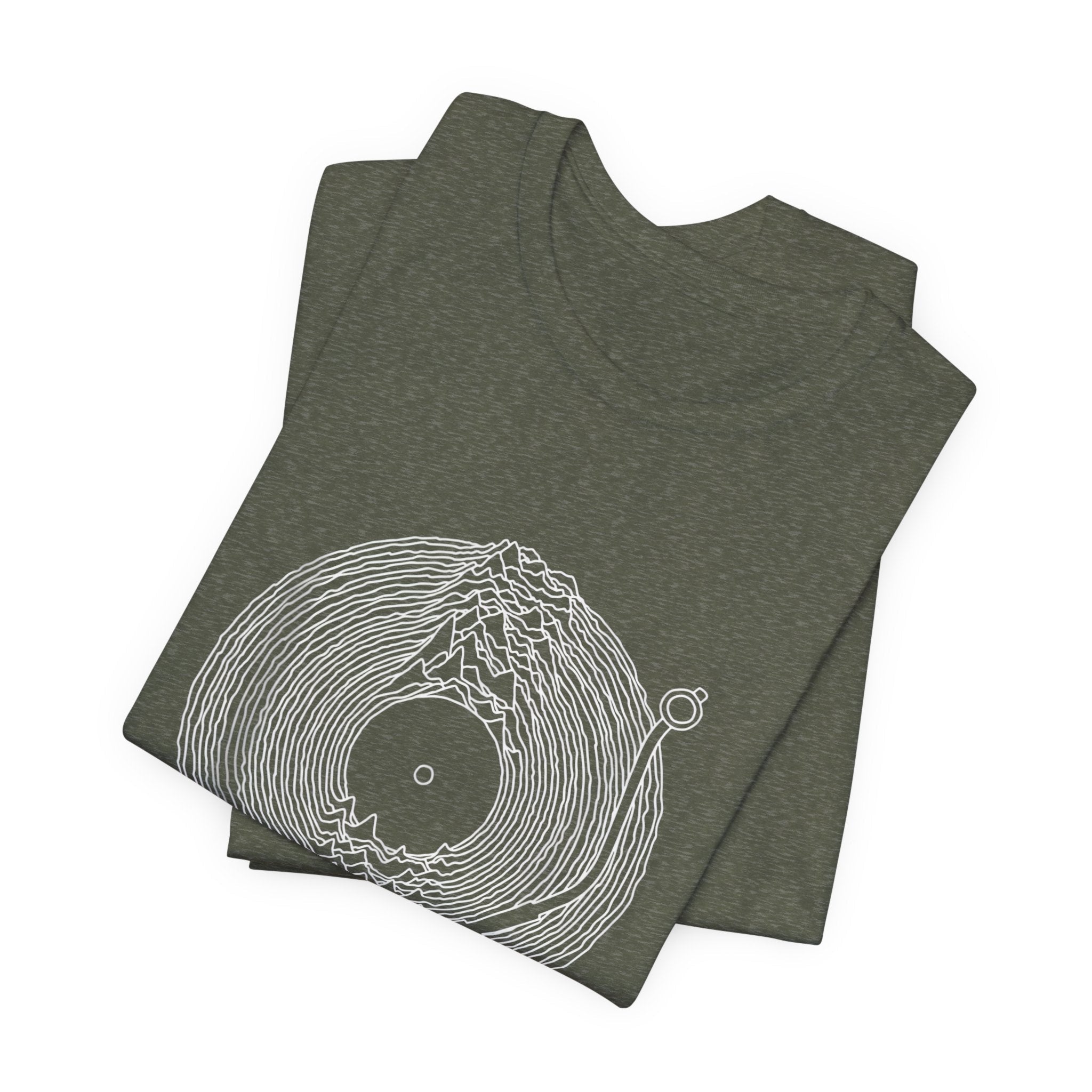 POP Culture Classics Unknown Pleasures Record Unisex Jersey Short Sleeve T-Shirt - POPvault