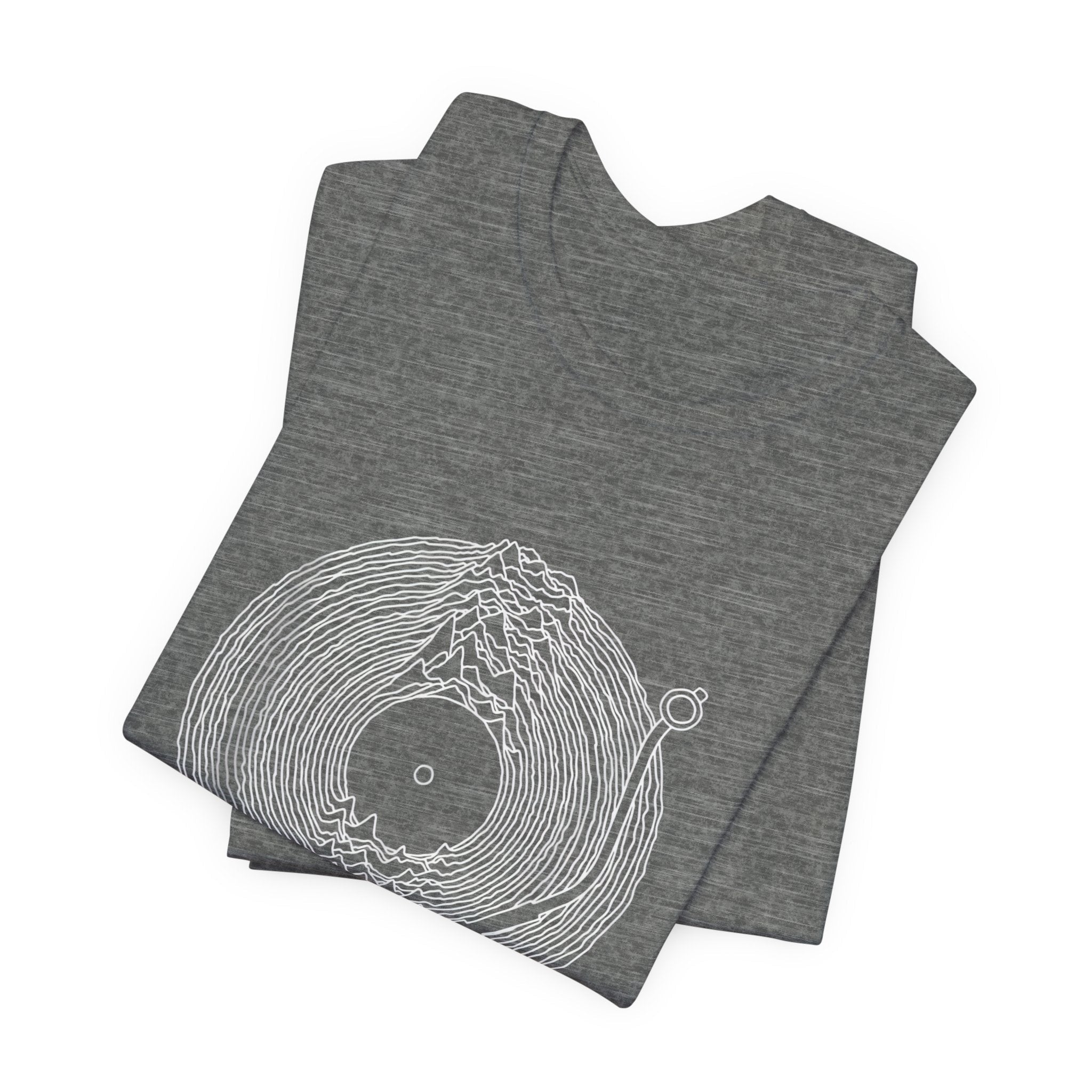 POP Culture Classics Unknown Pleasures Record Unisex Jersey Short Sleeve T-Shirt - POPvault