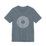 POP Culture Classics Unknown Pleasures Record Unisex Jersey Short Sleeve T-Shirt - POPvault
