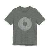 POP Culture Classics Unknown Pleasures Record Unisex Jersey Short Sleeve T-Shirt - POPvault