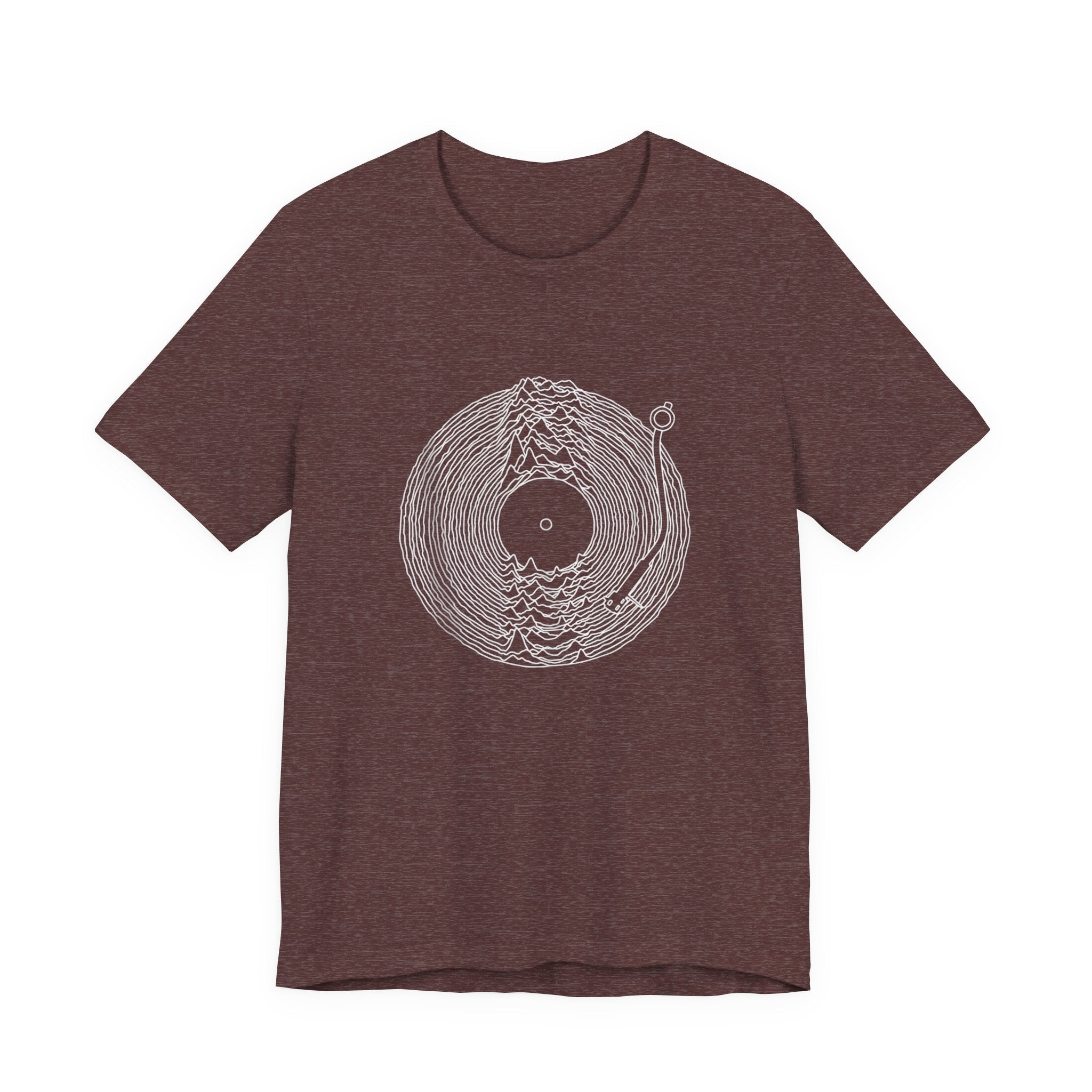 POP Culture Classics Unknown Pleasures Record Unisex Jersey Short Sleeve T-Shirt - POPvault