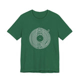 POP Culture Classics Unknown Pleasures Record Unisex Jersey Short Sleeve T-Shirt - POPvault