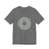 POP Culture Classics Unknown Pleasures Record Unisex Jersey Short Sleeve T-Shirt - POPvault