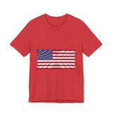 POP Culture Classics USA Flag Unisex Jersey Short Sleeve T-Shirt - POPvault