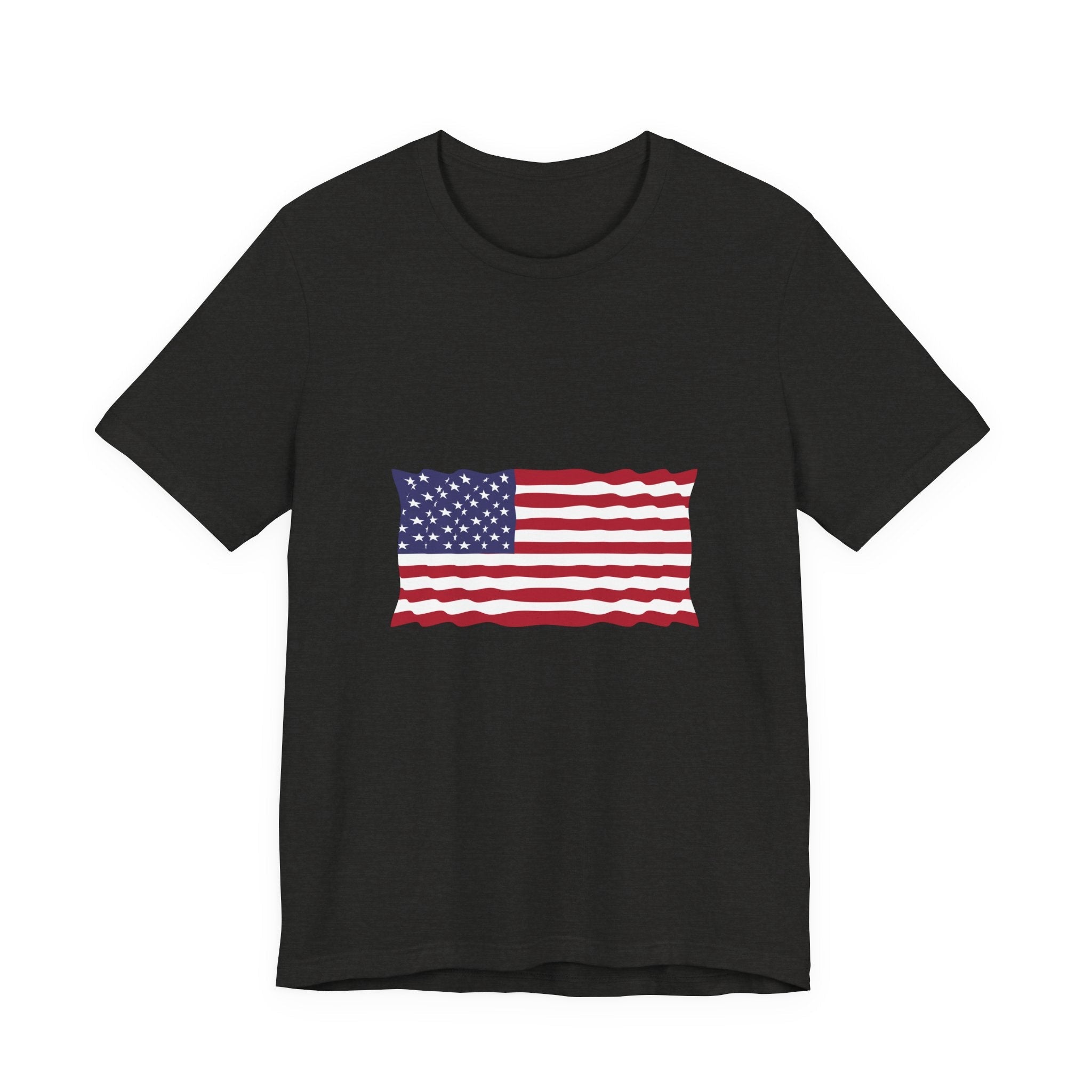 POP Culture Classics USA Flag Unisex Jersey Short Sleeve T-Shirt - POPvault