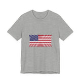 POP Culture Classics USA Flag Unisex Jersey Short Sleeve T-Shirt - POPvault