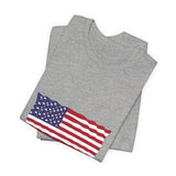 POP Culture Classics USA Flag Unisex Jersey Short Sleeve T-Shirt - POPvault