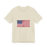 POP Culture Classics USA Flag Unisex Jersey Short Sleeve T-Shirt - POPvault