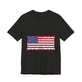 POP Culture Classics USA Flag Unisex Jersey Short Sleeve T-Shirt - POPvault