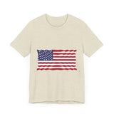POP Culture Classics USA Flag Unisex Jersey Short Sleeve T-Shirt - POPvault
