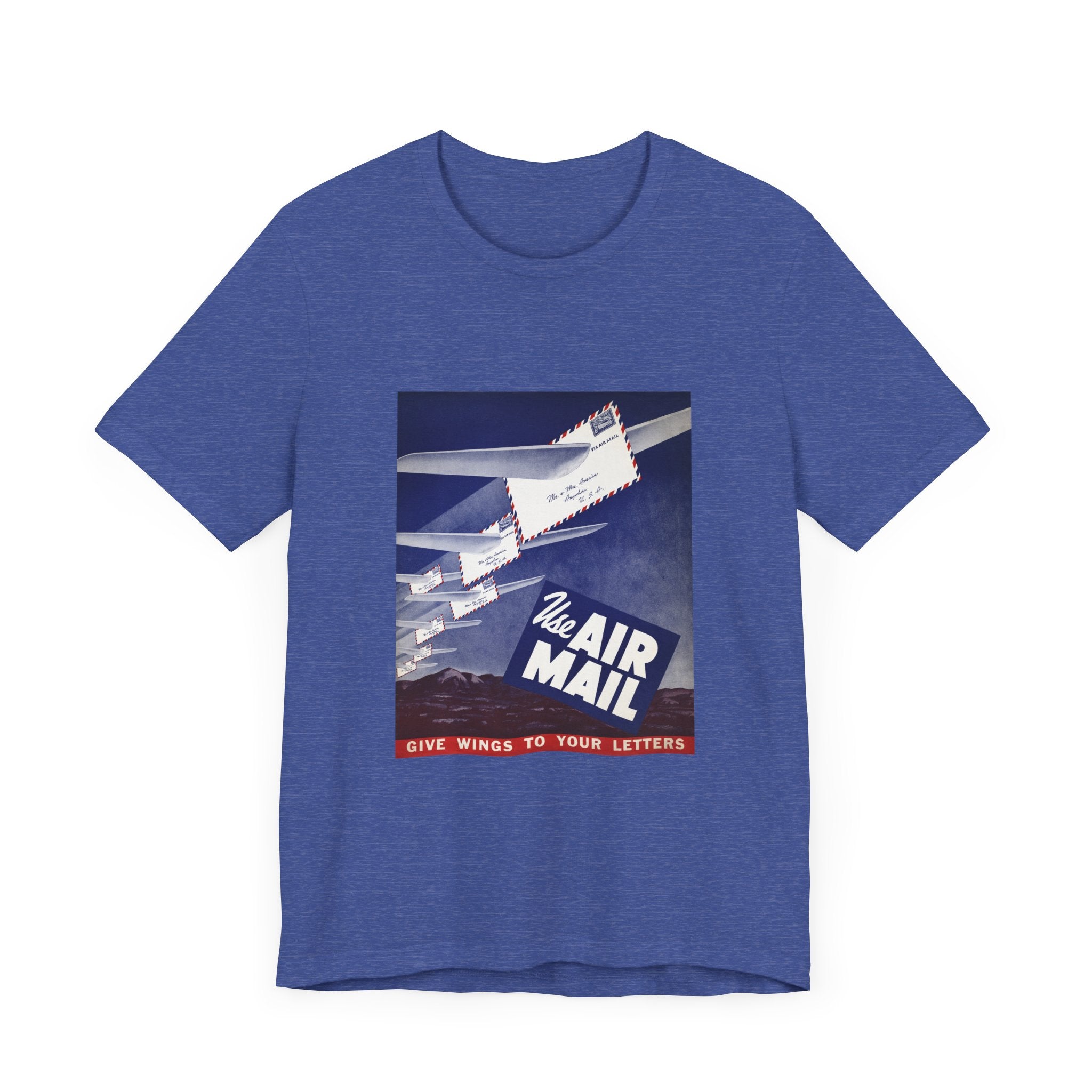 POP Culture Classics Use Airmail Unisex Jersey Short Sleeve T-Shirt - POPvault