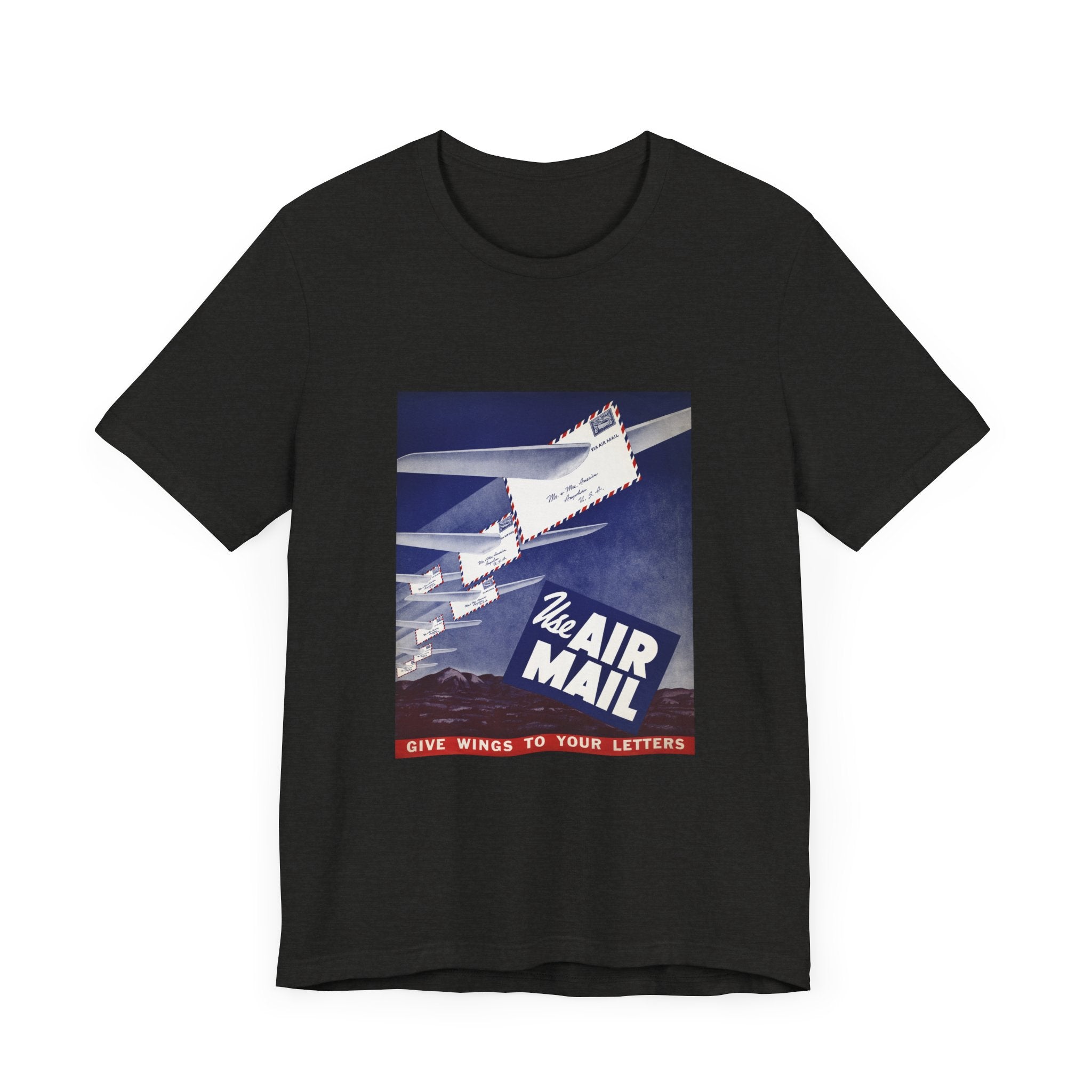 POP Culture Classics Use Airmail Unisex Jersey Short Sleeve T-Shirt - POPvault