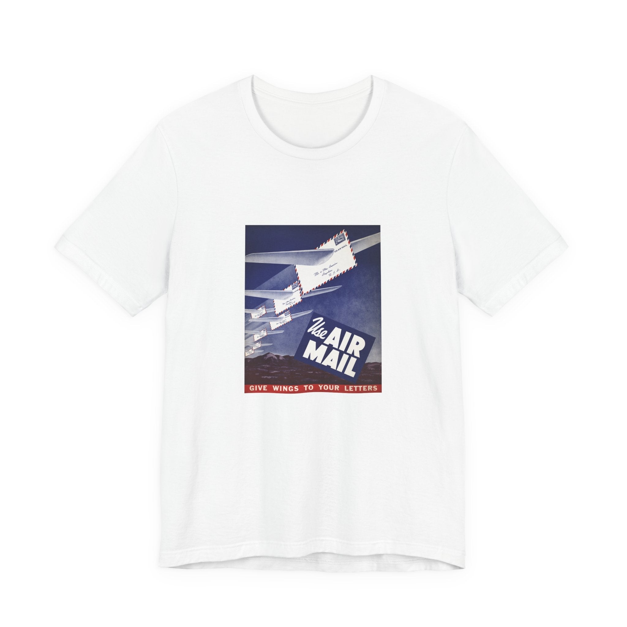 POP Culture Classics Use Airmail Unisex Jersey Short Sleeve T-Shirt - POPvault