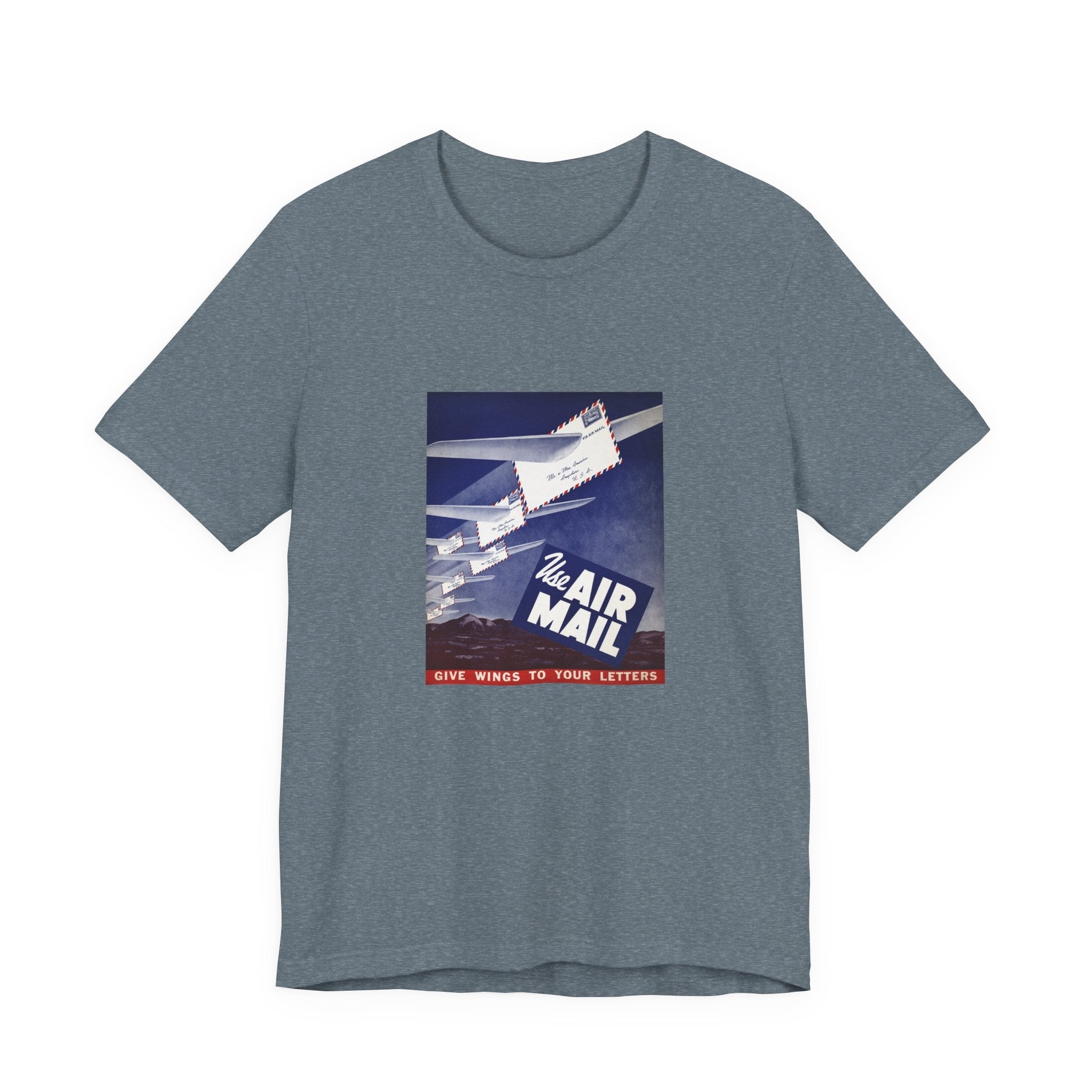 POP Culture Classics Use Airmail Unisex Jersey Short Sleeve T-Shirt - POPvault