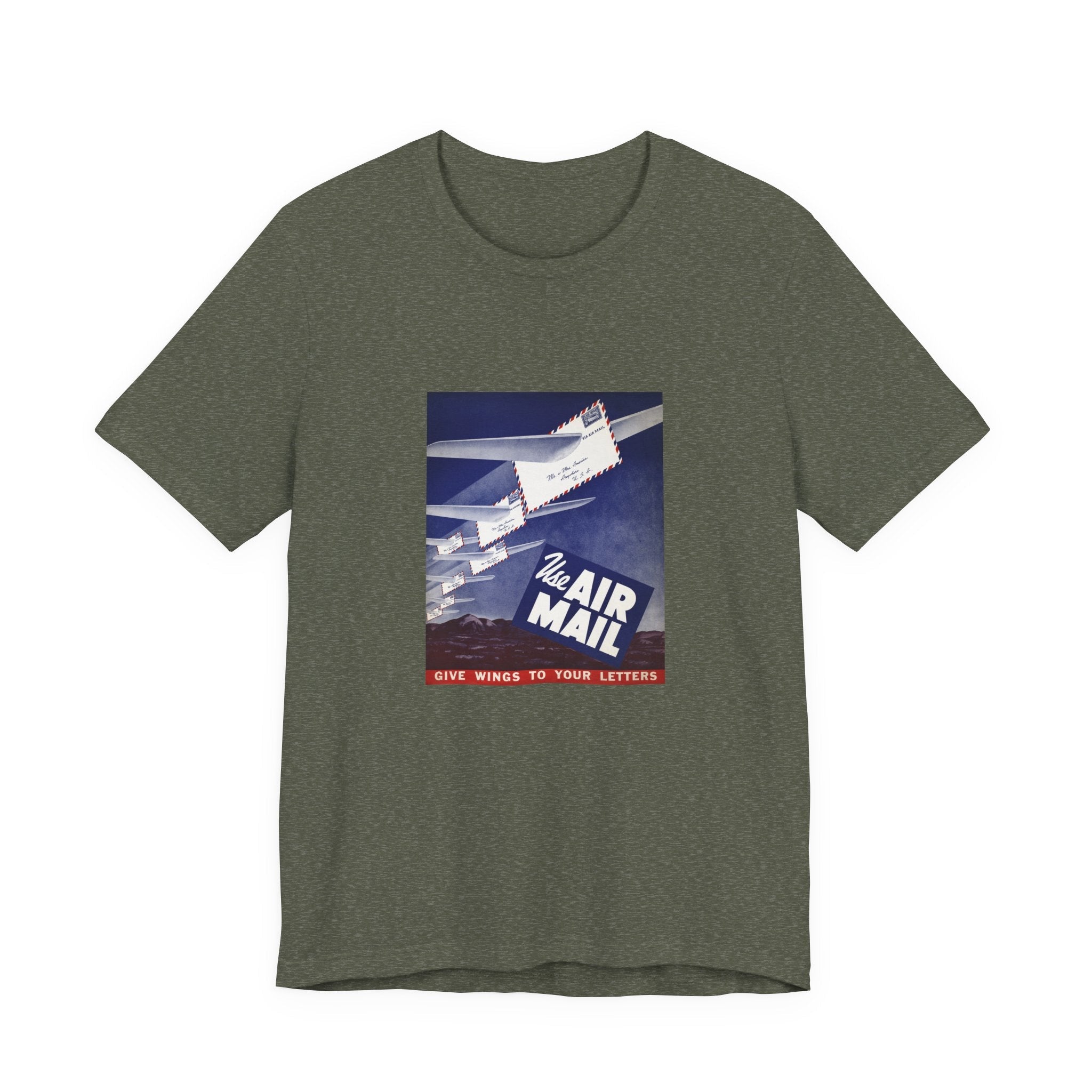 POP Culture Classics Use Airmail Unisex Jersey Short Sleeve T-Shirt - POPvault